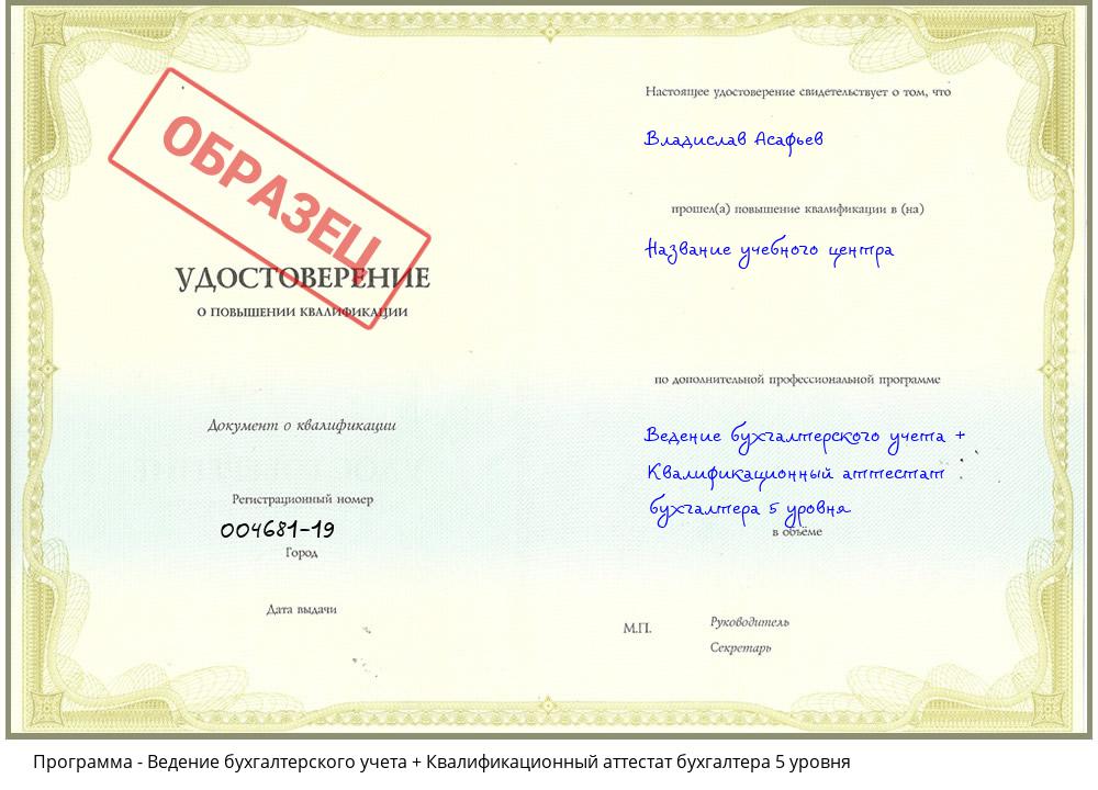 Ведение бухгалтерского учета + Квалификационный аттестат бухгалтера 5 уровня Воскресенск