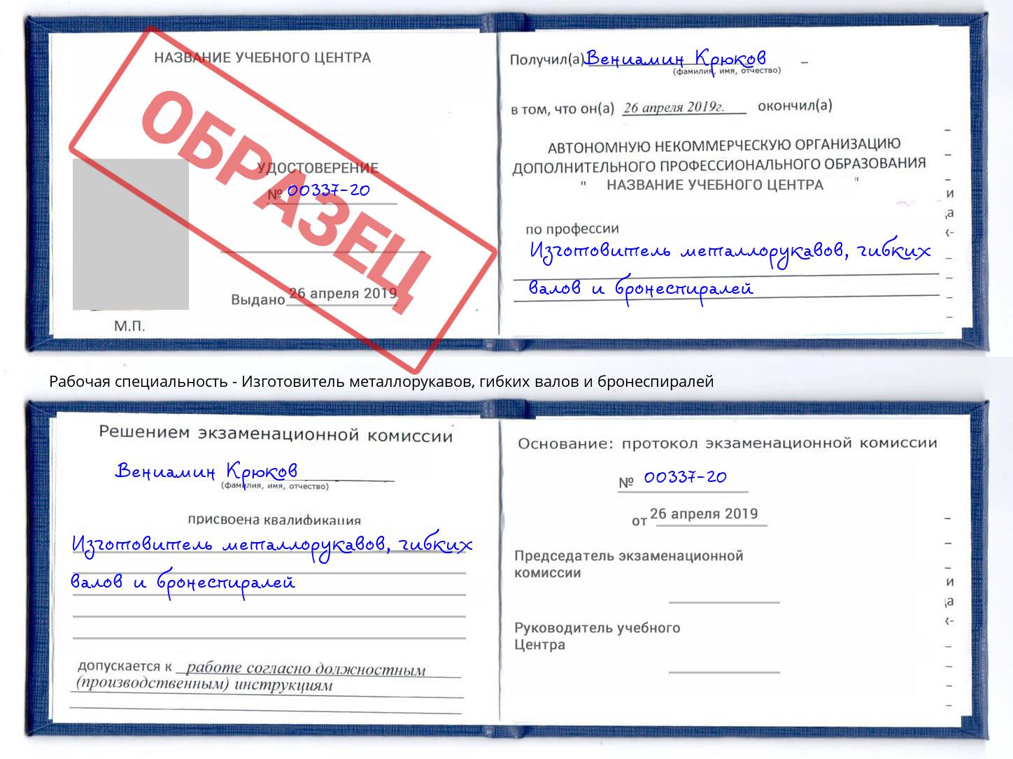 Изготовитель металлорукавов, гибких валов и бронеспиралей Воскресенск